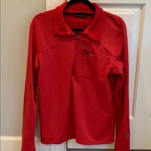 Men’s Patagonia polartek red long sleeve fleece XL